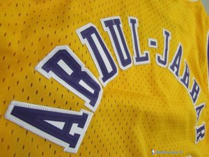 Maillot NBA Pas Cher Los Angeles Lakers Kareem Abdul Jabbar 33 Jaune