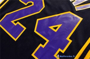 Maillot NBA Pas Cher Los Angeles Lakers Femme Kobe Bryant 24 Noir