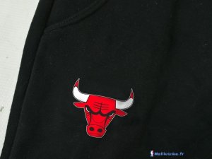 Survetement Pantalon NBA Pas Cher Chicago Bulls Noir