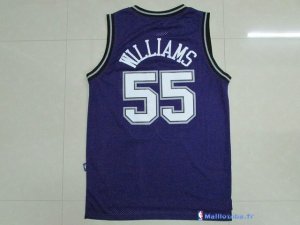 Maillot NBA Pas Cher Sacramento Kings Jason Williams 55 Pourpre