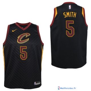 Maillot NBA Pas Cher Cleveland Cavaliers Junior JR. Smith 5 Noir Statement 2017/18