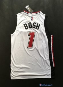 Maillot NBA Pas Cher Miami Heat Chris Bosh 1 Retro Blanc