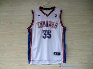 Maillot NBA Pas Cher Oklahoma City Thunder Blanc Kevin Durant 35