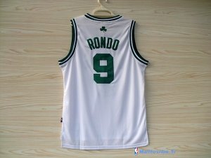 Maillot NBA Pas Cher Boston Celtics Rajon Rondo 9 Blanc