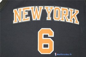 Maillot NBA Pas Cher New York Knicks Kristaps Porzingis 6 Noir