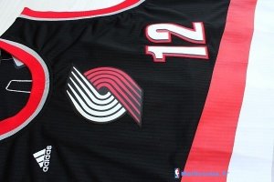 Maillot NBA Pas Cher Noël Portland Trail Blazers LaMarcus 12 Noir