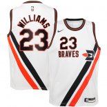 LA Clippers Lou Williams Nike White Hardwood Classics Swingman Jersey