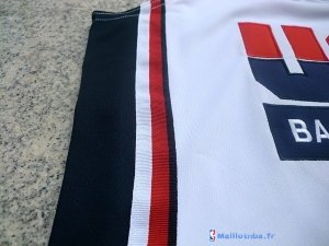 Maillot NBA Pas Cher USA 1992 James 6 Blanc