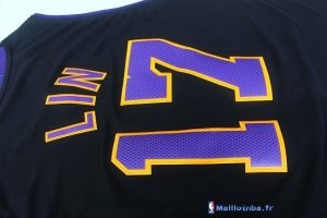 Maillot NBA Pas Cher Los Angeles Lakers Jeremy Lin 17 Noir