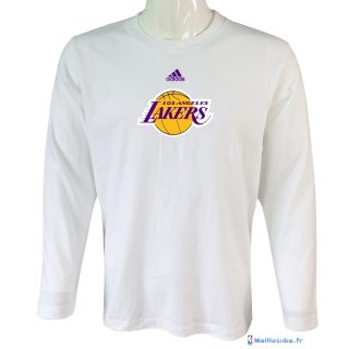 Maillot NBA Pas Cher Los Angeles Lakers ML Blanc 2018