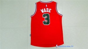 Maillot NBA Pas Cher Chicago Bulls Dwyane Wade 3 2016 Rouge