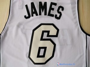 Maillot NBA Pas Cher Noël Miami Heat James 6 Blanc