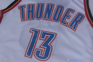 Maillot NBA Pas Cher Oklahoma City Thunder Paul George 13 Blanc Association 2017/18