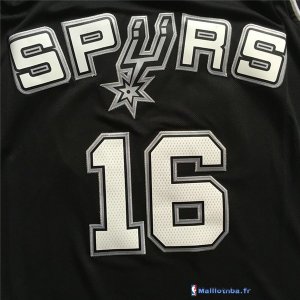 Maillot NBA Pas Cher San Antonio Spurs Pau Gasol 16 Noir