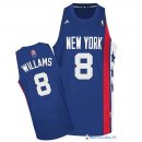 Maillot ABA Pas Cher Brooklyn Nets Willams 8 Bleu