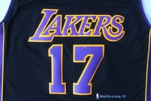 Maillot NBA Pas Cher Los Angeles Lakers Jeremy Lin 17 Noir