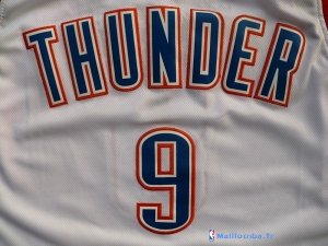 Maillot NBA Pas Cher Oklahoma City Thunder Serge Ibaka 9 Blanc