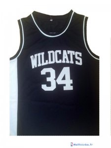 Maillot NCAA Pas Cher Wildcats Leonard Kevin 34 Bias Noir