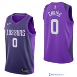 Maillot NBA Pas Cher Phoenix Suns Marquese Chriss 0 Nike Purpura Ville 2017/18