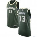 Maillot NBA Pas Cher Milwaukee Bucks Malcolm Brogdon 13 Vert Icon 2017/18