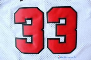 Maillot NBA Pas Cher Chicago Bulls Scottie Pippen 33 Blanc