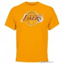 T-Shirt NBA Pas Cher Los Angeles Lakers Jaune 03