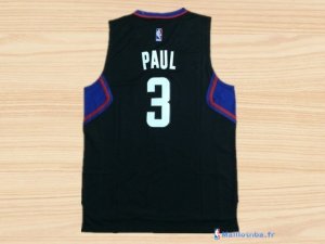 Maillot NBA Pas Cher Los Angeles Clippers Chris Paul 3 Noir