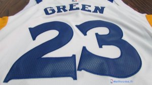 Maillot NBA Pas Cher Golden State Warriors Draymond Green 23 Blanc 2017/18