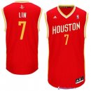 Maillot NBA Pas Cher Houston Rockets Jeremy Lin 7 Retro Rouge