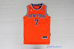 Maillot NBA Pas Cher New York Knicks Carmelo Anthony 7 Orange Bleu