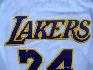 Maillot NBA Pas Cher Los Angeles Lakers Kobe Bryant 24 Blanc