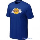 T-Shirt NBA Pas Cher Los Angeles Lakers Bleu Profond
