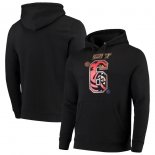 Toronto Raptors Mitchell & Ness Black Respect Pullover Hoodie