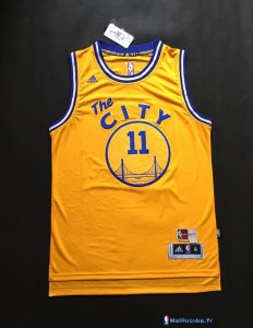 Maillot NBA Pas Cher Golden State Warriors Klay Thompson 11 Jaune