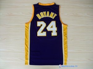 Maillot NBA Pas Cher Los Angeles Lakers Kobe Bryant 24 Pourpre