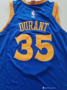 Maillot NBA Pas Cher Golden State Warriors Junior Kevin Durant 35 Bleu 2017/18