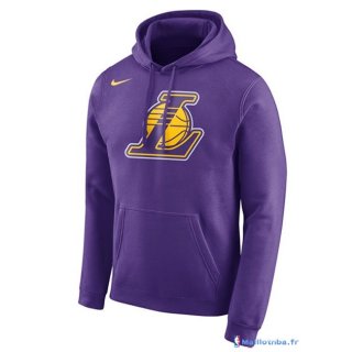 Sweat Capuche NBA Los Angeles Lakers Nike Pupura