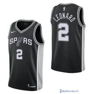 Maillot NBA Pas Cher San Antonio Spurs Kawhi Leonard 2 Negr Icon 2017/18