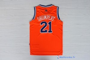 Maillot NBA Pas Cher New York Knicks Iman Shumpert 21 Orange