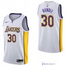 Maillot NBA Pas Cher Los Angeles Lakers Julius Randle 30 Blanc Association 2017/18