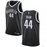 Maillot NBA Pas Cher Brooklyn Nets Tyler Zeller 44 Noir Icon 2017/18