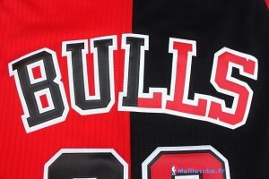 Maillot NBA Pas Cher Chicago Bulls Michael Jordan 23 Rouge Noir Blanc