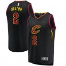 Cleveland Cavaliers Collin Sexton Fanatics Branded Black Fast Break Alternate Jersey