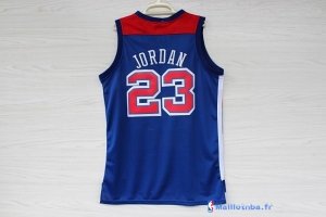 Maillot NBA Pas Cher Washington Wizards Michael Jordan 23 Retro Bleu