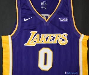 Maillot NBA Pas Cher Los Angeles Lakers Kyle Kuzma 0 Purpura 2017/18