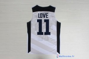 Maillot NBA Pas Cher USA 2012 Kevin Love 11 Blanc