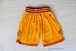 Pantalon NBA Pas Cher Cleveland Cavaliers Jaune