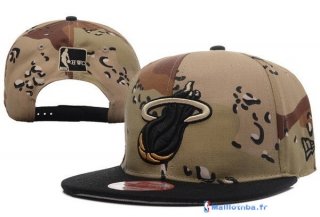 Bonnet NBA Miami Heat 2016 Brun Camouflage