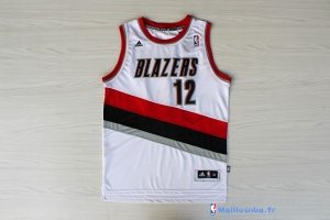 Maillot NBA Pas Cher Portland Trail Blazers LaMarcus Aldridge 12 Blanc