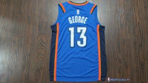 Maillot NBA Pas Cher Oklahoma City Thunder Paul George 13 Bleu Icon 2017/18